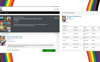 “No Way, They Were Gay?” is named a Chicago Public Library Best of the Best Books!