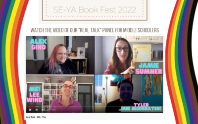 Watch this recording of my middle school panel, “Real Talk,” with fellow authors Alex Gino and Jamie Sumner at the Southeastern Young Adult Book Festival #SEYA2022