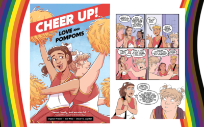 Cheer Up! Love and Pom Poms – a Queer Teen Graphic Novel Lesbian + Trans Girl Romance