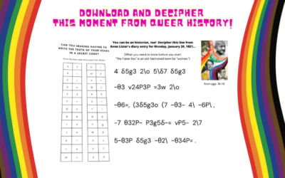 Download and Decipher This Moment from Queer History – An Activity Worksheet for NO WAY, THEY WERE GAY?